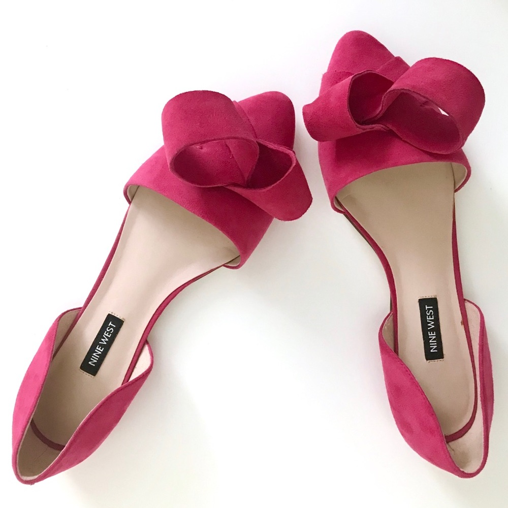 Nine West Shoreside Suede, Pink, 10M